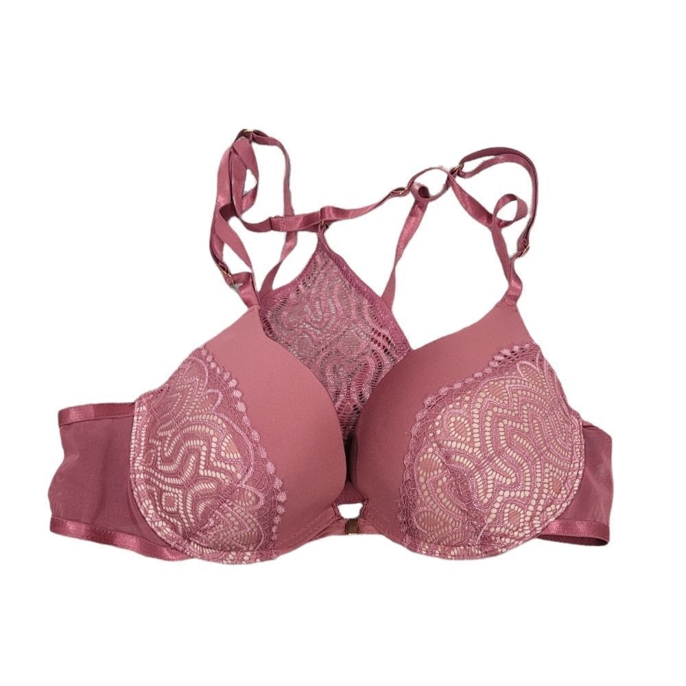 Dark blush padded bra